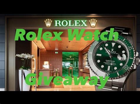 story about a rolex watch given away